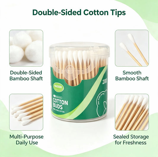NAZEEF COTTON BUDS 200pcs