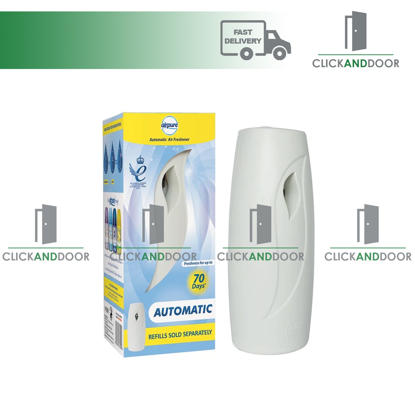 Airpure Automatic Spray Air Freshener Refill Set Bundle Apple Cinnamon Bundle