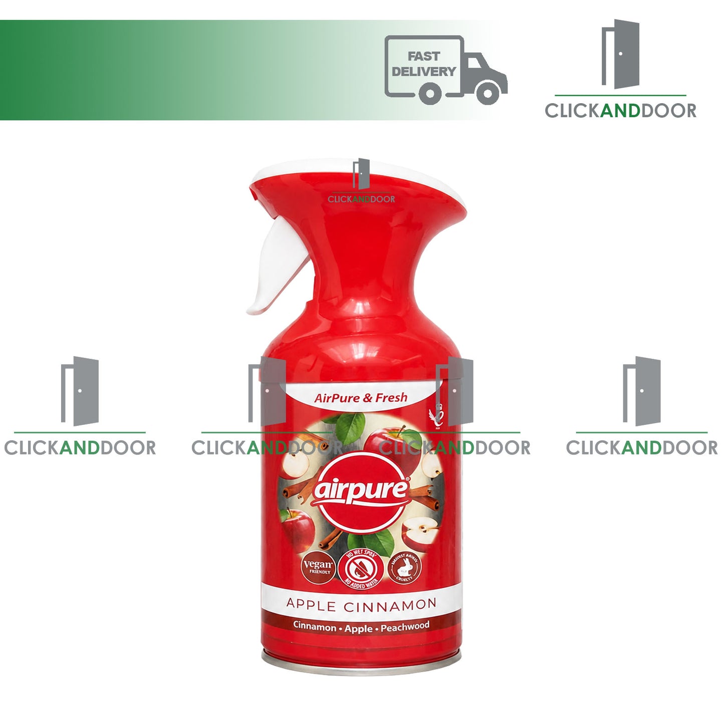 Airpure Automatic Spray Air Freshener Refill Set Bundle Apple Cinnamon Bundle