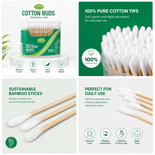 NAZEEF COTTON BUDS 300pcs