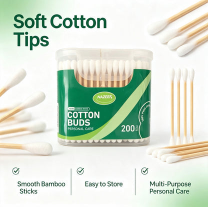 NAZEEF COTTON BUDS 200pcs