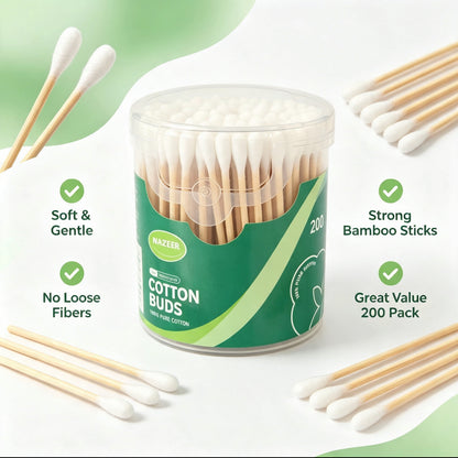 NAZEEF COTTON BUDS 200pcs