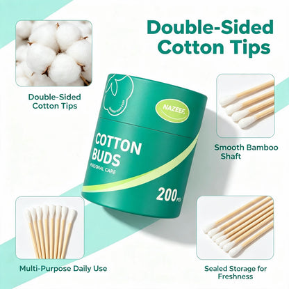 NAZEEF COTTON BUDS 200pcs